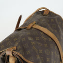 LOUIS VUITTON Monogram Saumur 35 Shoulder Bag M42254 LV Auth BA10390-6