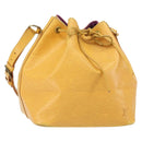 LOUIS VUITTON Epi Petit Noe Shoulder Bag Yellow M44109 LV Auth BA10392-1