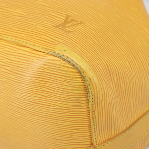 LOUIS VUITTON Epi Petit Noe Shoulder Bag Yellow M44109 LV Auth BA10392