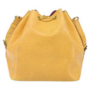 LOUIS VUITTON Epi Petit Noe Shoulder Bag Yellow M44109 LV Auth BA10392-2