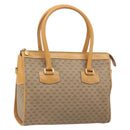 GUCCI Micro GG Supreme Hand Bag PVC Beige Gold 002 58 0219 Auth BA10396-1