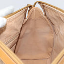 GUCCI Micro GG Supreme Hand Bag PVC Beige Gold 002 58 0219 Auth BA10396-17