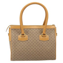 GUCCI Micro GG Supreme Hand Bag PVC Beige Gold 002 58 0219 Auth BA10396-3