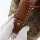 GUCCI GG Canvas Shoulder Bag Beige Gold Auth BA10397-10