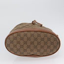GUCCI GG Canvas Shoulder Bag Beige Gold Auth BA10397-11