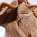 GUCCI GG Canvas Shoulder Bag Beige Gold Auth BA10397-23