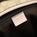 GUCCI GG Canvas Sherry Line Hand Bag Beige Gold 131230 Auth BA10400-18