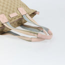 GUCCI GG Canvas Sherry Line Hand Bag Beige Gold 131230 Auth BA10400-7
