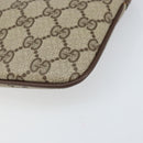 GUCCI GG Supreme Web Sherry Line Bag PVC Beige Gold 904 02 047 Auth BA10402-9