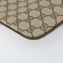GUCCI GG Supreme Web Sherry Line Bag PVC Beige Gold 904 02 047 Auth BA10402-14