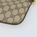 GUCCI GG Supreme Web Sherry Line Bag PVC Beige Gold 904 02 047 Auth BA10402-15