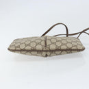 GUCCI GG Supreme Web Sherry Line Bag PVC Beige Gold 904 02 047 Auth BA10402-5