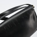 GUCCI Shoulder Bag Leather Gold Black Auth BA10403-18