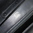 GUCCI Shoulder Bag Leather Gold Black Auth BA10403-11