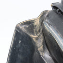 GUCCI Shoulder Bag Leather Gold Black Auth BA10403-24