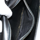 GUCCI Shoulder Bag Leather Gold Black Auth BA10403-27