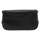 GUCCI Shoulder Bag Leather Gold Black Auth BA10403-2
