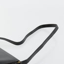 GUCCI Shoulder Bag Leather Gold Black Auth BA10403-8