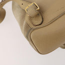 GUCCI Bamboo Backpack Suede Leather Black Gold 003 2058 0030 Auth BA10404-9