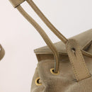 GUCCI Bamboo Backpack Suede Leather Black Gold 003 2058 0030 Auth BA10404-20