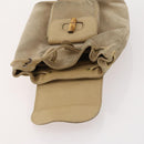 GUCCI Bamboo Backpack Suede Leather Black Gold 003 2058 0030 Auth BA10404-10