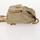 GUCCI Bamboo Backpack Suede Leather Black Gold 003 2058 0030 Auth BA10404-3