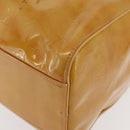 LOUIS VUITTON Monogram Vernis Mercer Boston Bag Beige M91000 LV Auth BA10406-13
