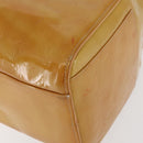 LOUIS VUITTON Monogram Vernis Mercer Boston Bag Beige M91000 LV Auth BA10406-15