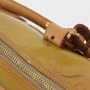 LOUIS VUITTON Monogram Vernis Mercer Boston Bag Beige M91000 LV Auth BA10406-20