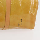 LOUIS VUITTON Monogram Vernis Mercer Boston Bag Beige M91000 LV Auth BA10406-4