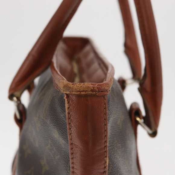 LOUIS VUITTON Monogram Sac Weekend PM Hand Bag M42425 LV Auth BA10407