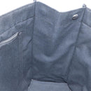 HERMES Fourre Tout GM Hand Bag Canvas Black Silver Auth BA10408-18