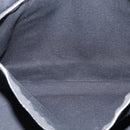 HERMES Fourre Tout GM Hand Bag Canvas Black Silver Auth BA10408-21