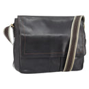 Salvatore Ferragamo Shoulder Bag Leather Brown Gold Auth BA10411-1