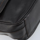 Salvatore Ferragamo Shoulder Bag Leather Brown Gold Auth BA10411-14