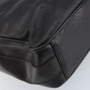 Salvatore Ferragamo Shoulder Bag Leather Brown Gold Auth BA10411-16