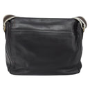 Salvatore Ferragamo Shoulder Bag Leather Brown Gold Auth BA10411-2