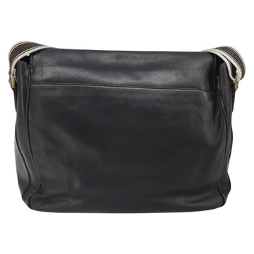 Salvatore Ferragamo Shoulder Bag Leather Brown Gold Auth BA10411 - 0