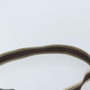 Salvatore Ferragamo Shoulder Bag Leather Brown Gold Auth BA10411-8
