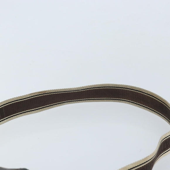 Salvatore Ferragamo Shoulder Bag Leather Brown Gold Auth BA10411