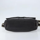Salvatore Ferragamo Shoulder Bag Leather Brown Gold Auth BA10411-5