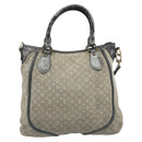 LOUIS VUITTON Monogram Idylle Buzasu Anjoul Hand Bag Platine M95622 Auth BA10412-2