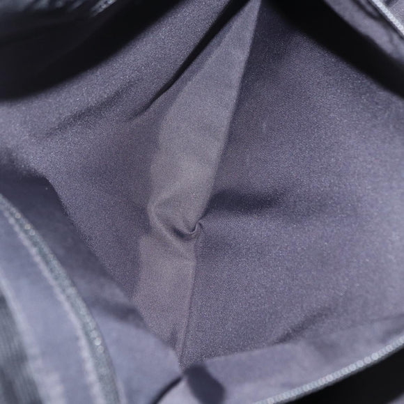 CHANEL New Travel line Tote Bag Nylon Black Gold CC Auth BA10413