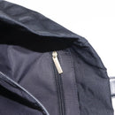 CHANEL New Travel line Tote Bag Nylon Black Gold CC Auth BA10413-21