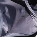 CHANEL New Travel line Tote Bag Nylon Black Gold CC Auth BA10413-22