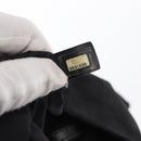 CHANEL New Travel line Tote Bag Nylon Black Gold CC Auth BA10413-12