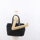 CHANEL New Travel line Tote Bag Nylon Black Gold CC Auth BA10413-23