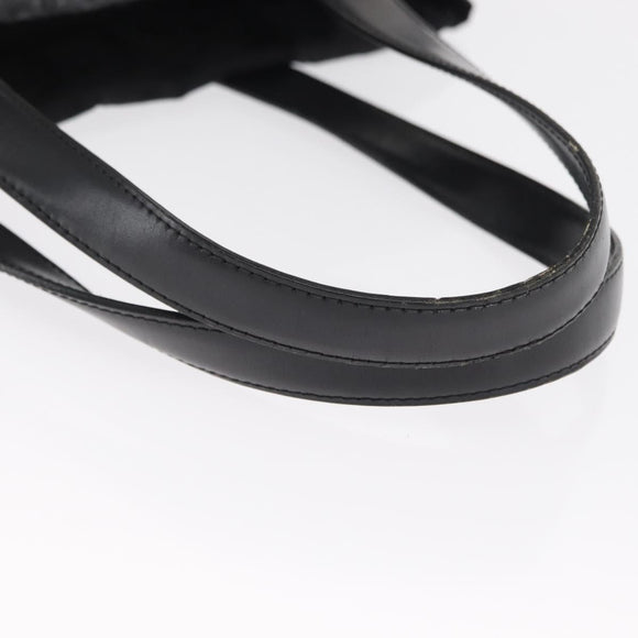 CHANEL New Travel line Tote Bag Nylon Black Gold CC Auth BA10413