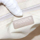 CHANEL New Travel Line Tote Bag Nylon Beige Gold CC Auth BA10414-16