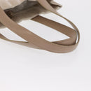 CHANEL New Travel Line Tote Bag Nylon Beige Gold CC Auth BA10414-8